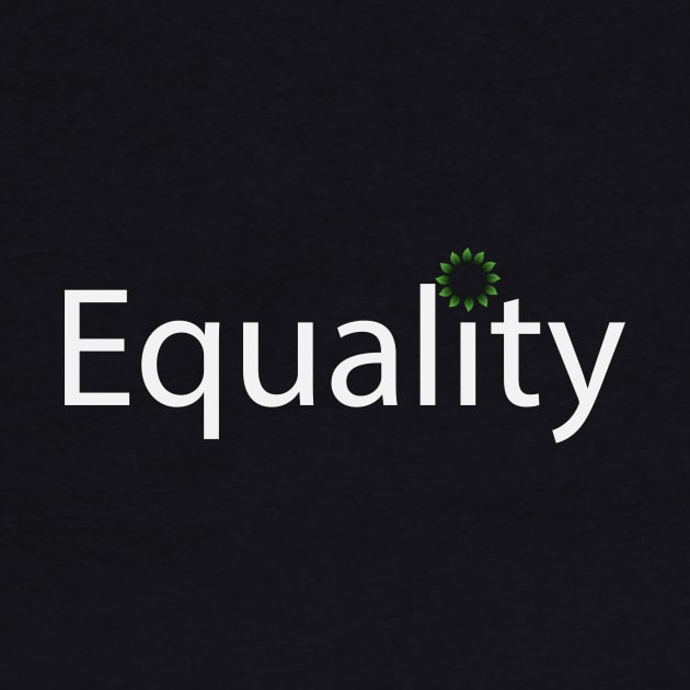 Equality artistic fun text design by BL4CK&WH1TE 